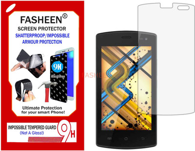 Fasheen Tempered Glass Guard for IVOOMI IV SMART 4G (Flexible Shatterproof)(Pack of 1)