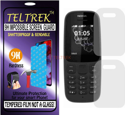 TELTREK Tempered Glass Guard for NOKIA TA-1299 (Flexible Shatterproof)(Pack of 1)
