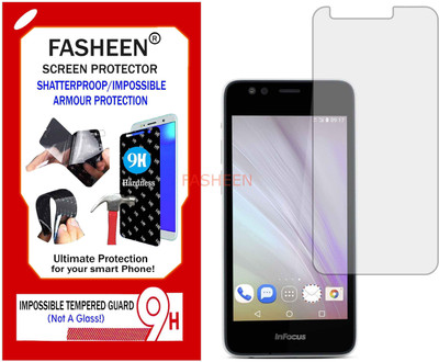 Fasheen Tempered Glass Guard for INFOCUS M425 BINGO (Flexible Shatterproof)(Pack of 1)