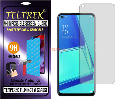 TELTREK Tempered Glass Guard for OPPO A52 (Flexible Shatterproof)(Pack of 1)