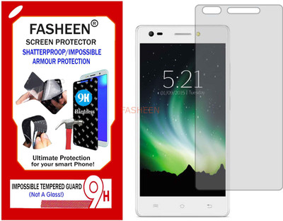 Fasheen Tempered Glass Guard for LAVA V2 3GB (Flexible Shatterproof)(Pack of 1)