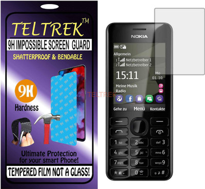 TELTREK Tempered Glass Guard for NOKIA 206 (Flexible Shatterproof)(Pack of 1)