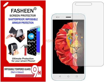 Fasheen Tempered Glass Guard for INTEX LIONS 6 (Flexible Shatterproof)(Pack of 1)