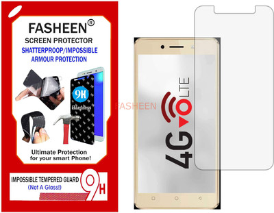Fasheen Tempered Glass Guard for ITEL WISH A40 (Flexible Shatterproof)(Pack of 1)