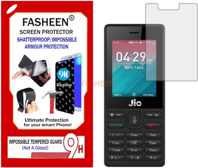 Fasheen Tempered Glass Guard for JIO LYF 2403 (Flexible Shatterproof)(Pack of 1)