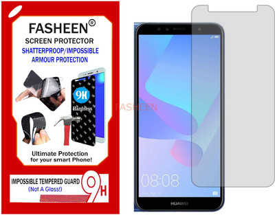 Fasheen Tempered Glass Guard for HUAWEI HONOR Y6 PRIME 2018 (Flexible Shatterproof)(Pack of 1)