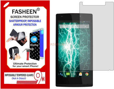 Fasheen Tempered Glass Guard for LAVA IRIS FUEL 60 (Flexible Shatterproof)(Pack of 1)