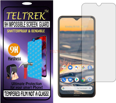 TELTREK Tempered Glass Guard for NOKIA 5.2 (Flexible Shatterproof)(Pack of 1)