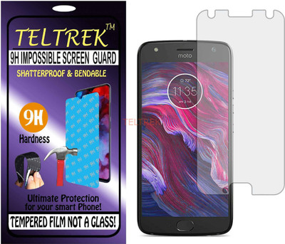 TELTREK Tempered Glass Guard for MOTOROLA MOTO X4 (Flexible Shatterproof)(Pack of 1)