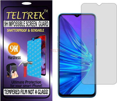 TELTREK Tempered Glass Guard for OPPO RMX 1911 (REALME 5) (Flexible Shatterproof)(Pack of 1)