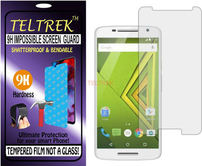 TELTREK Tempered Glass Guard for MOTOROLA MOTO X PLAY (Flexible Shatterproof)(Pack of 1)