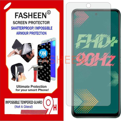 Fasheen Tempered Glass Guard for INFINIX HOT 11S (Flexible Shatterproof)(Pack of 1)