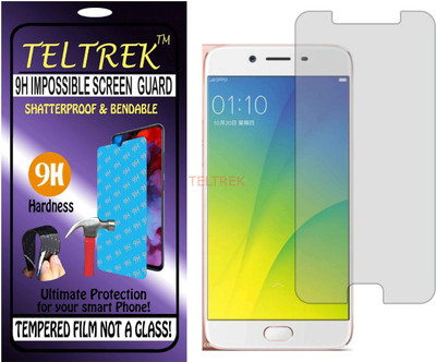 TELTREK Tempered Glass Guard for OPPO R9S PLUS (Flexible Shatterproof)(Pack of 1)