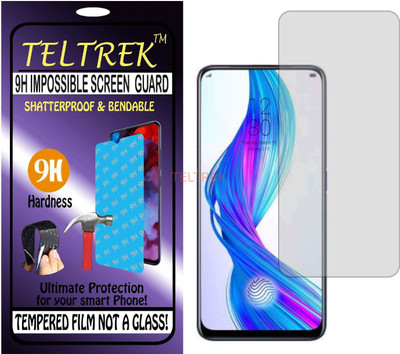 TELTREK Tempered Glass Guard for REALME X RMX-1901 (Flexible Shatterproof)(Pack of 1)
