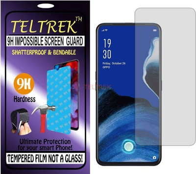 TELTREK Tempered Glass Guard for OPPO RENO2 Z (Flexible Shatterproof)(Pack of 1)
