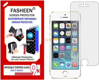Fasheen Tempered Glass Guard for I PHONE 5S (Flexible Shatterproof)(Pack of 1)