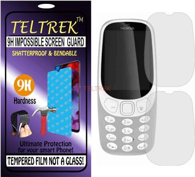 TELTREK Tempered Glass Guard for NOKIA 3310 DS (Flexible Shatterproof)(Pack of 1)