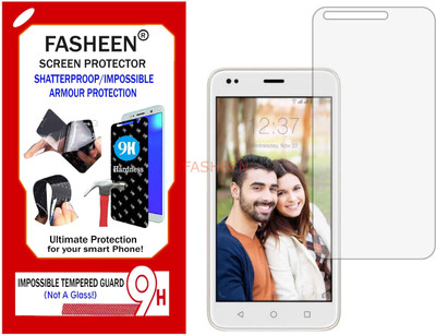 Fasheen Tempered Glass Guard for INTEX AQUA LIONS T1 LITE (Flexible Shatterproof)(Pack of 1)