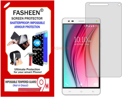 Fasheen Tempered Glass Guard for LAVA V5 (Flexible Shatterproof)(Pack of 1)