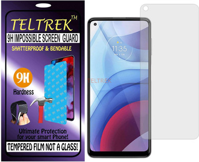 TELTREK Tempered Glass Guard for MOTOROLA G POWER 2021 (Flexible Shatterproof)(Pack of 1)