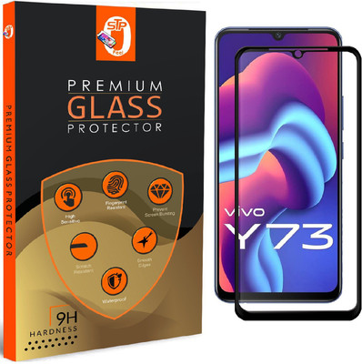 STP FEEL Edge To Edge Tempered Glass for Vivo Y73(Pack of 1)