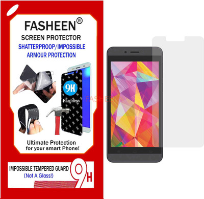 Fasheen Tempered Glass Guard for INTEX Q7 PRO (Flexible Shatterproof)(Pack of 1)