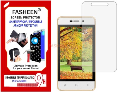 Fasheen Tempered Glass Guard for INTEX AQUA 4G STRONG (Flexible Shatterproof)(Pack of 1)