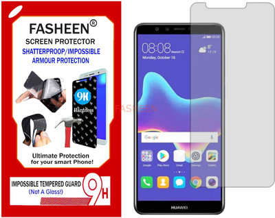 Fasheen Tempered Glass Guard for HUAWEI Y9 (2018) (Flexible Shatterproof)(Pack of 1)