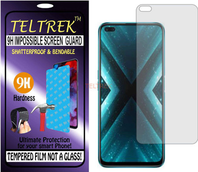 TELTREK Tempered Glass Guard for REALME X3 SUPER ZOOM (Flexible Shatterproof)(Pack of 1)