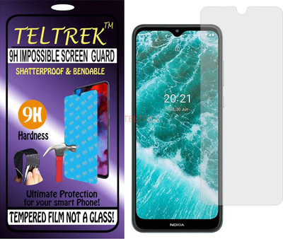 TELTREK Tempered Glass Guard for NOKIA C30 TA1357 (Flexible Shatterproof)(Pack of 1)