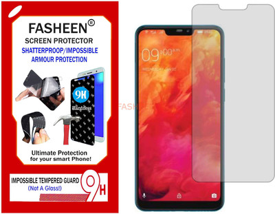 Fasheen Tempered Glass Guard for LAVA Z92 (Flexible Shatterproof)(Pack of 1)