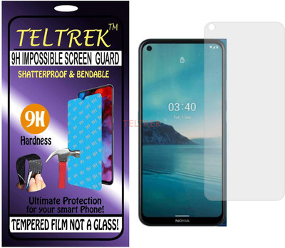 TELTREK Tempered Glass Guard for NOKIA C20 (Flexible Shatterproof)(Pack of 1)