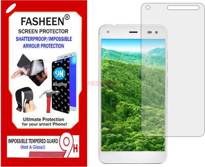 Fasheen Tempered Glass Guard for LYF EARTH 1 (Flexible Shatterproof)(Pack of 1)