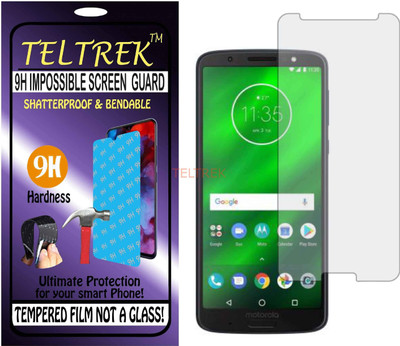 TELTREK Tempered Glass Guard for MOTOROLA G6 PLUS (Flexible Shatterproof)(Pack of 1)