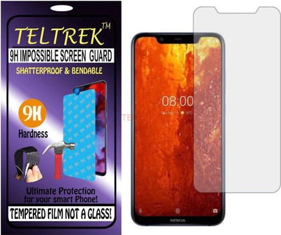 TELTREK Tempered Glass Guard for NOKIA 8.1 (Flexible Shatterproof)(Pack of 1)