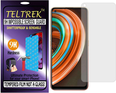 TELTREK Tempered Glass Guard for REALME X7 INDIA RMX 3092 (Flexible Shatterproof)(Pack of 1)