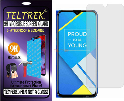 TELTREK Tempered Glass Guard for REALME C2 2020 (Flexible Shatterproof)(Pack of 1)