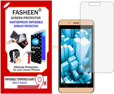 Fasheen Tempered Glass Guard for INTEX PRO 4G (Flexible Shatterproof)(Pack of 1)