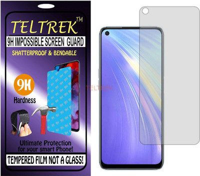 TELTREK Tempered Glass Guard for OPPO RMX 2001(REALME 6) (Flexible Shatterproof)(Pack of 1)
