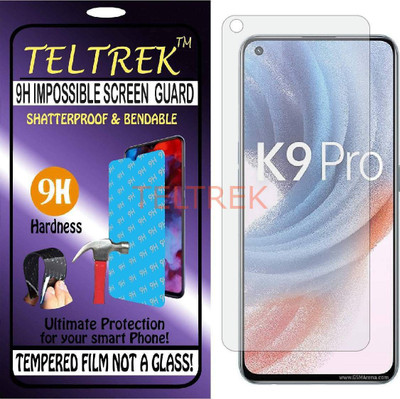 TELTREK Tempered Glass Guard for OPPO PEYM00 (Flexible Shatterproof)(Pack of 1)