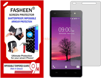 Fasheen Tempered Glass Guard for LAVA A72 (Flexible Shatterproof)(Pack of 1)