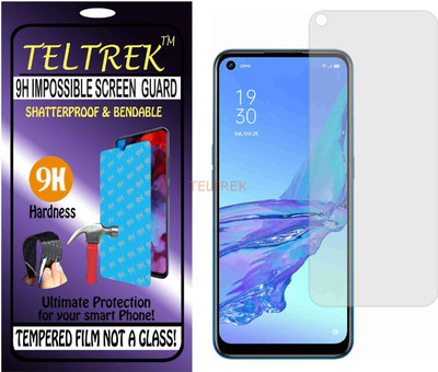 TELTREK Tempered Glass Guard for OPPO A53S (Flexible Shatterproof)(Pack of 1)