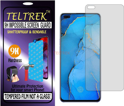 TELTREK Tempered Glass Guard for OPPO RENO3 PRO (Flexible Shatterproof)(Pack of 1)