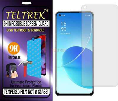 TELTREK Tempered Glass Guard for OPPO RENO6 5G (Flexible Shatterproof)(Pack of 1)