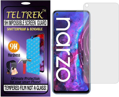 TELTREK Tempered Glass Guard for REALME NARZO 30A PRO 5G (Flexible Shatterproof)(Pack of 1)