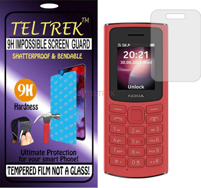 TELTREK Tempered Glass Guard for NOKIA TA-1010/105 (Flexible Shatterproof)(Pack of 1)