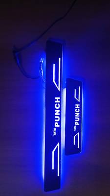 RAAS COLLECTION Car Door Led sill plates LED scuff plates Led foot steps for Punch(4 PC SET) Door Sill Plate