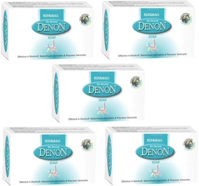 RINGHAS DENON SOAP for Effective in Dandruff (Pack of 5 x 75 g)(5 x 75 g)