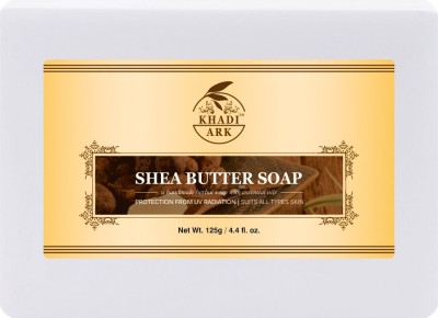 Khadi Ark Moisturizing Shea Butter Bar Soaps Softens, Sensitive Skin Face,Hands & Body(125 g)