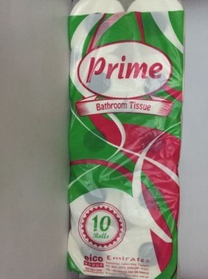 City Clean PRIME TISSUE ROLL/TISSUE PAPER FOR BATHROOM Toilet Paper Roll(3 Ply, 180 Sheets)